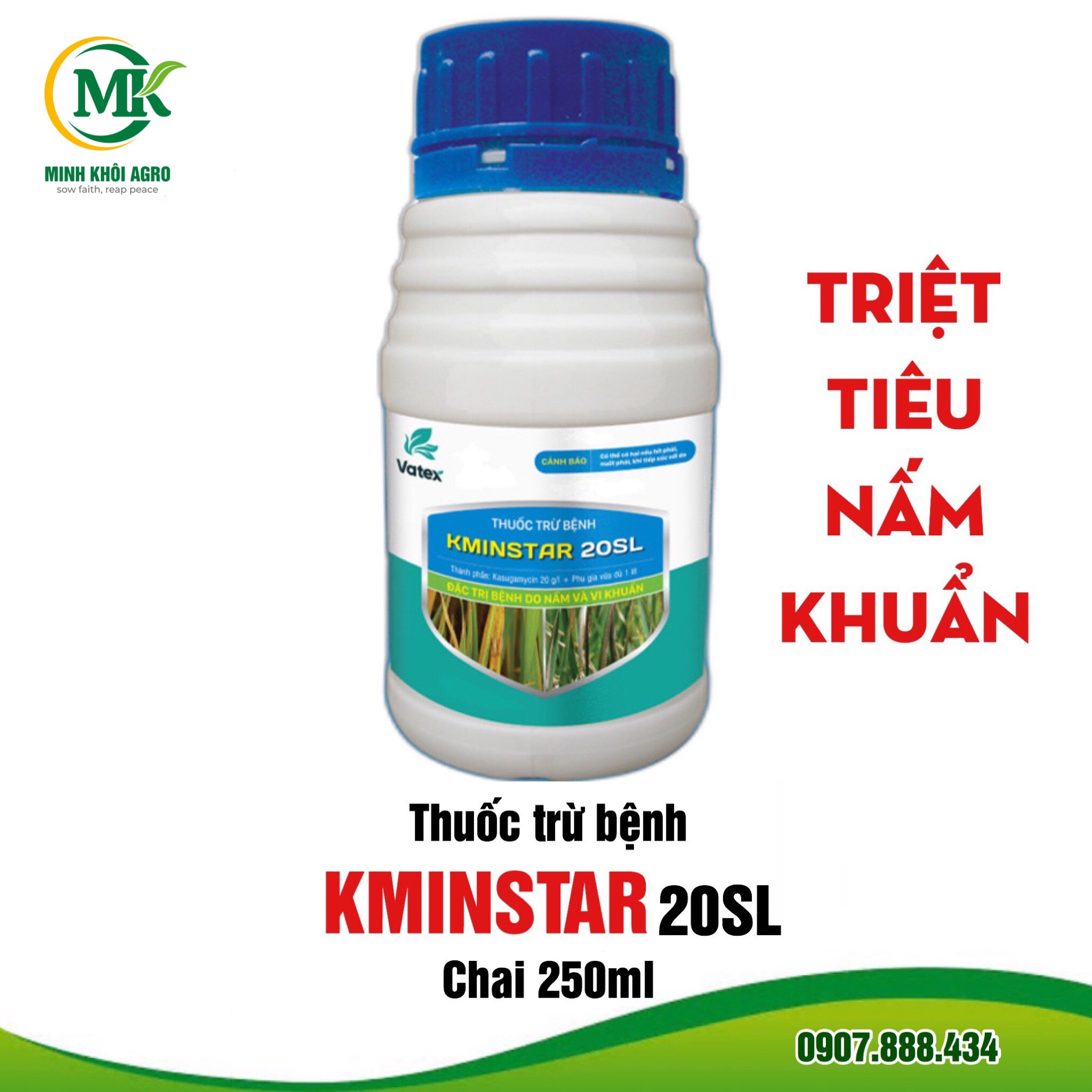 Thuốc trừ bệnh Kminstar 20SL - Chai 250ml 